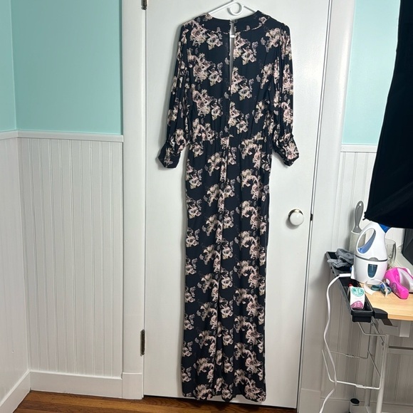 IRO Mexi Floral Print Wide-Leg Jumpsuit Size Medium - Picture 9 of 12